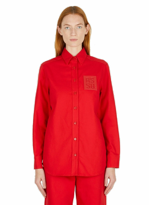 Photo: Logo Patch Shirt in Red