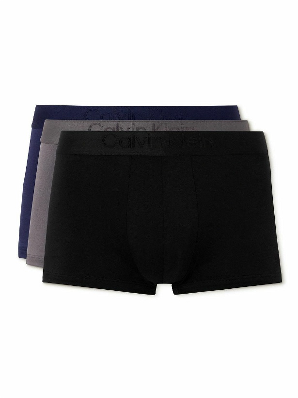 Photo: Calvin Klein Underwear - Three-Pack Stretch Lyocell-Blend Boxer Briefs - Multi