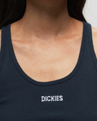 Dickies Wmns Yorktown Vest Blue - Womens - Tops & Tanks