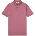 John Smedley - Payton Slim-Fit Wool Polo Shirt - Pink