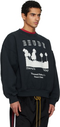 Rhude Black 'Thousand Palms' Crewneck Sweatshirt