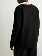 Jil Sander - Boiled-Wool Cardigan - Black