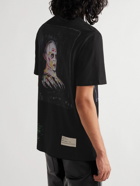AMIRI - Wes Lang Blood 38' Printed Cotton-Jersey T-Shirt - Black