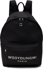 WOOYOUNGMI Black Logo Backpack