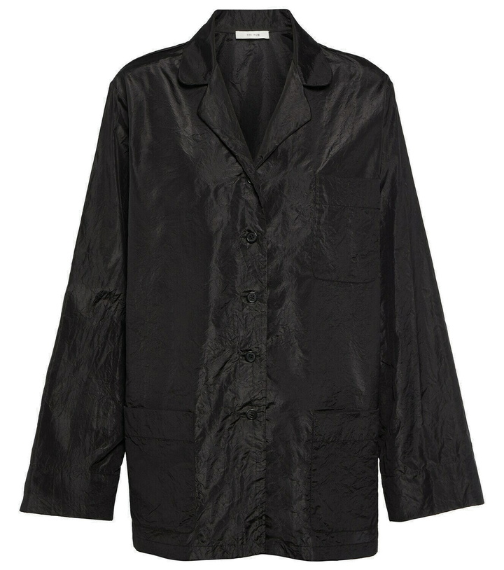 Photo: The Row Morpheus silk taffeta shirt