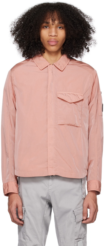 Photo: C.P. Company Pink Chrome-R Jacket
