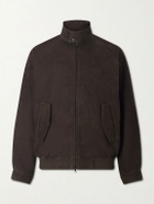 ssstein - Nubuck Bomber Jacket - Brown