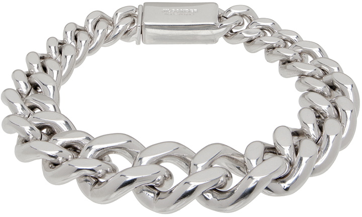 Photo: Jil Sander Silver Curb Chain Bracelet