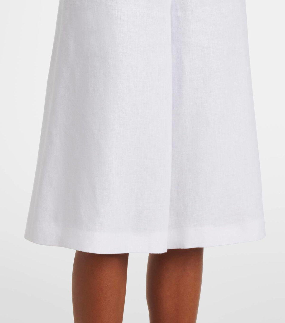 Loro Piana Drake high-rise linen culottes