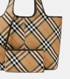 Burberry Burberry Check Medium canvas tote bag