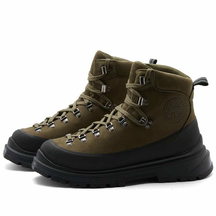 Photo: Canada Goose Men's Journey Boot in Military Green/Black