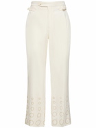 CASABLANCA - Wool Gradient Formal Straight Pants