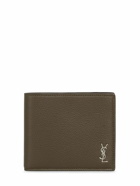 SAINT LAURENT - Tiny Cassandre Leather Wallet