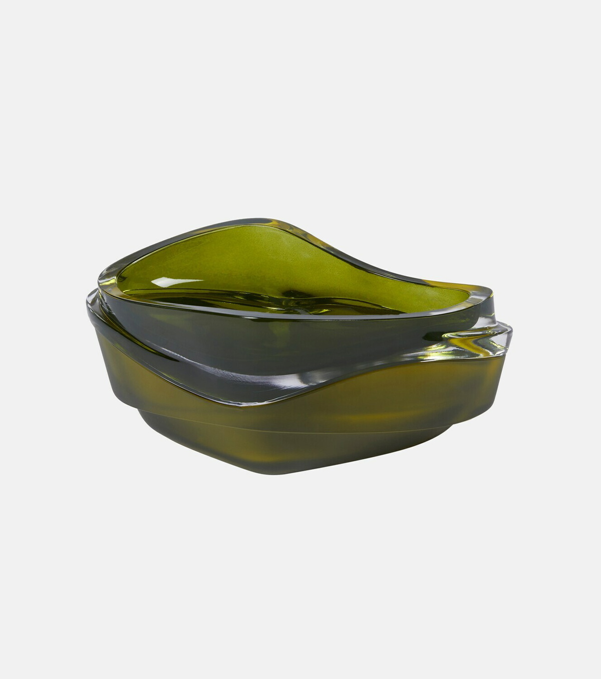 Zaha Hadid Design Plex set of 2 crystal decorative trays