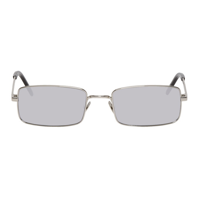 Photo: Saint Laurent Silver SL 252 Sunglasses