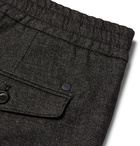 NN07 - Foss Slim-Fit Tapered Flannel Trousers - Black