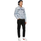 Off-White Blue Denim Logo Jacket