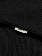 Onia - Waffle-Knit T-Shirt - Black