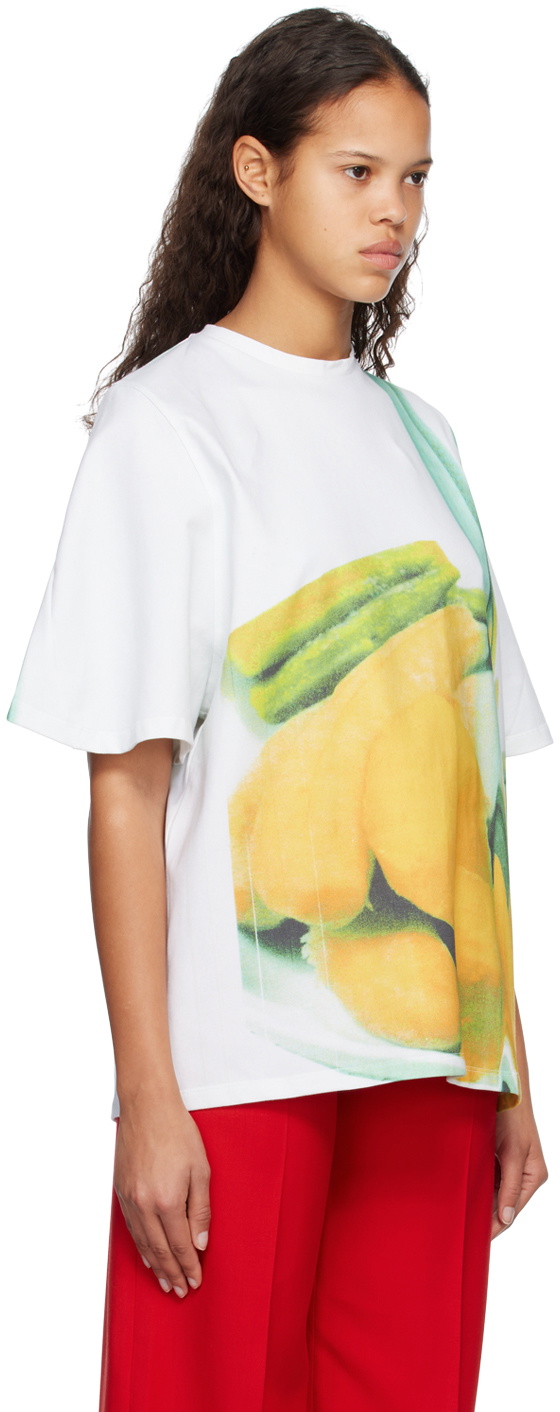 Bianca Saunders White Printed T-Shirt