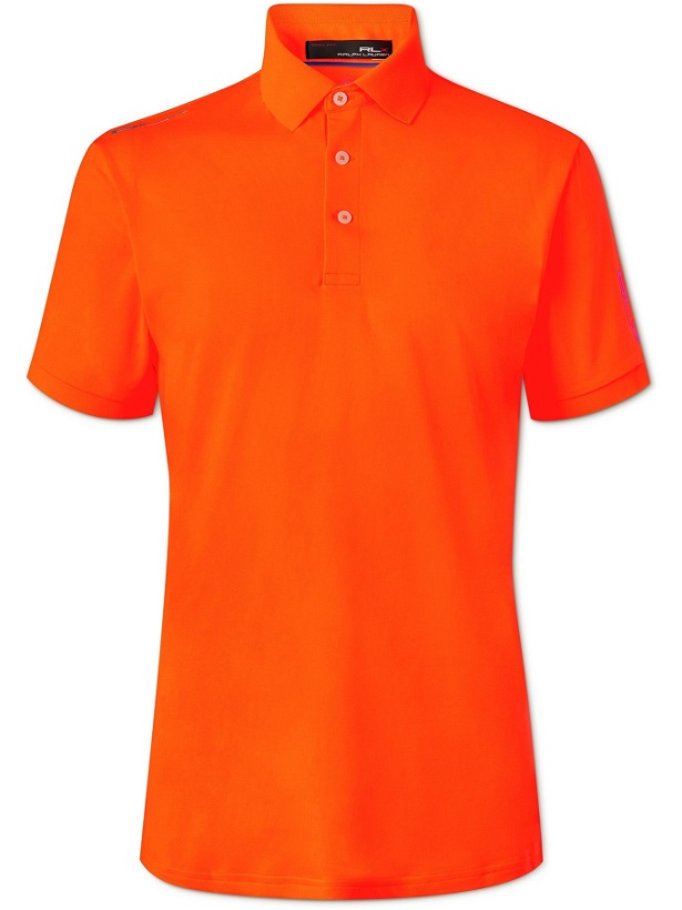 Photo: RLX Ralph Lauren - Airflow Stretch-Jersey Golf Polo Shirt - Orange - S
