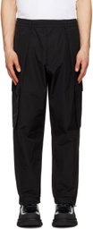 Lownn Black Plain Cargo Pants