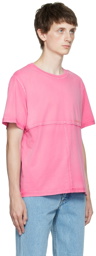Eckhaus Latta Pink Lapped T-Shirt