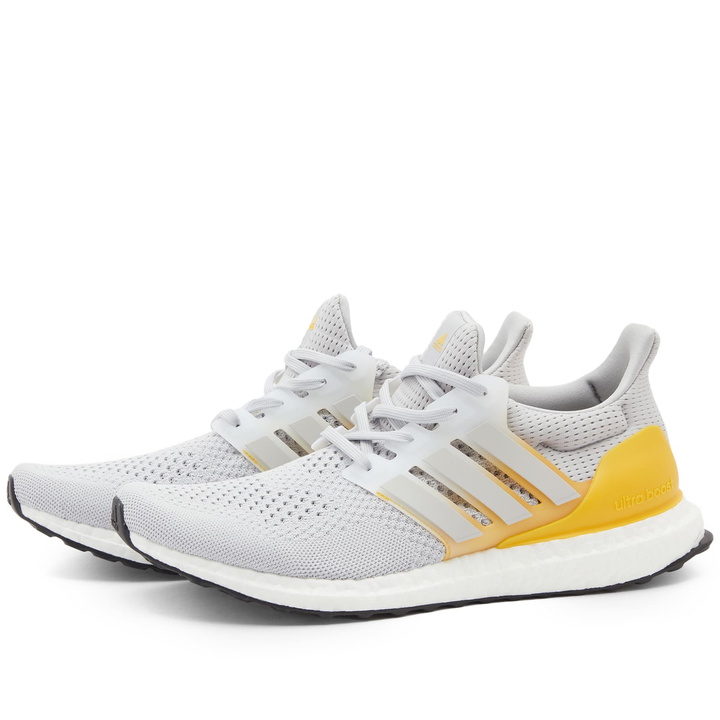 Photo: Adidas Men's Ultraboost 1.0 Sneakers in Solid Grey/Bold Gold