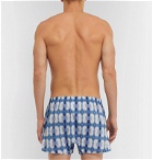 Anonymous Ism - Tie-Dyed Cotton Boxer Shorts - Blue