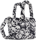 ERL Black & White Puffer Down Bag