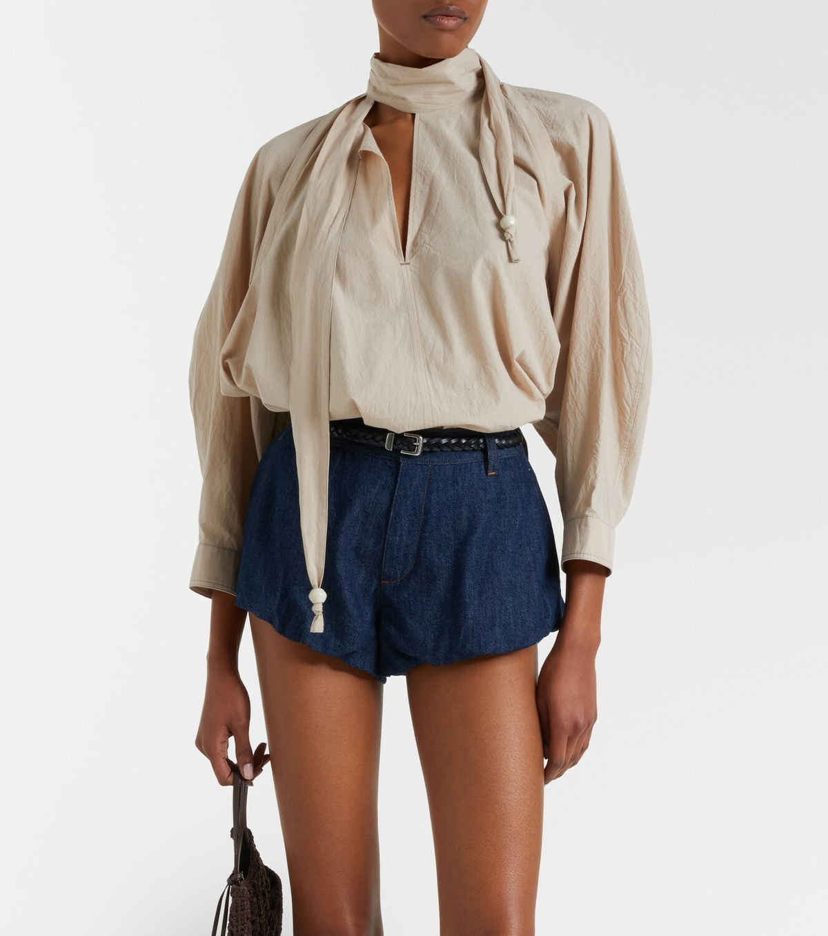 Frame The Shell denim shorts