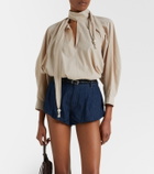 Frame The Shell denim shorts
