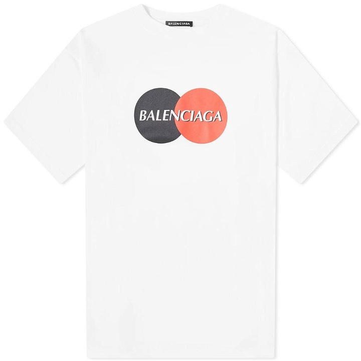 Photo: Balenciaga Credit Card Logo Big Print Tee