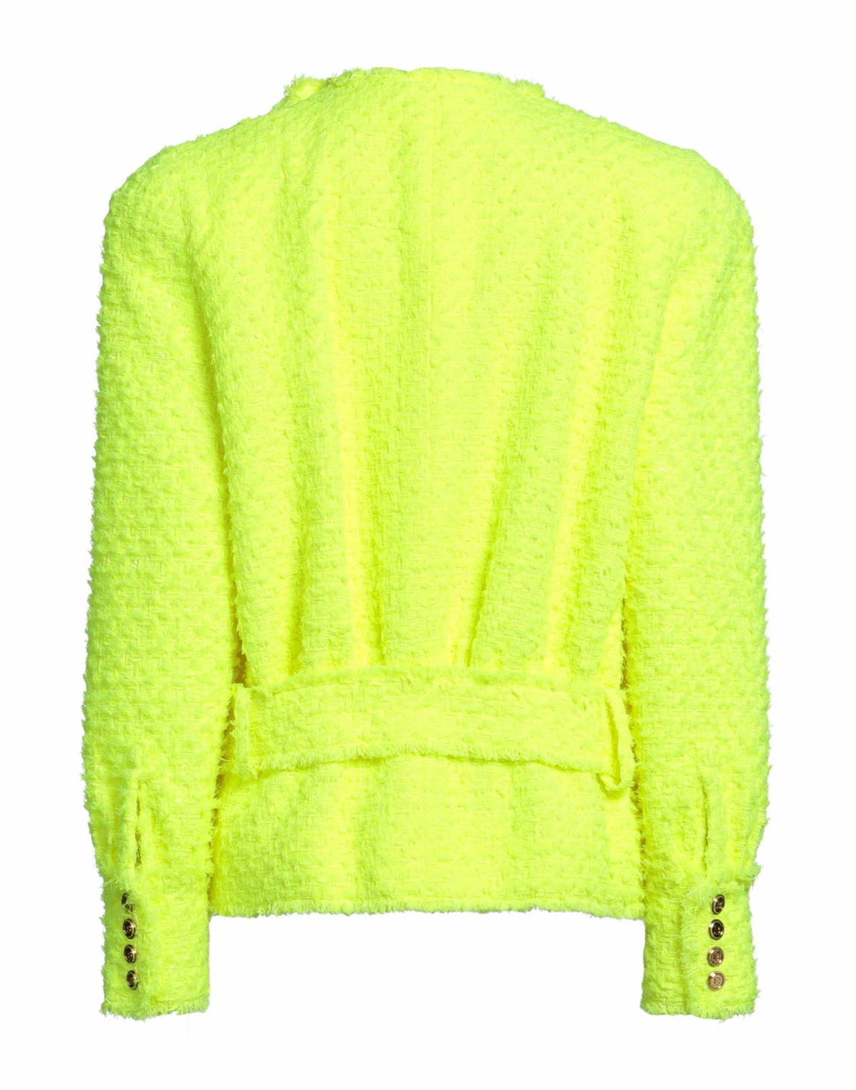 Balmain Womens Blazer in Yellow