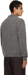 Sunflower Gray Mohair Polo
