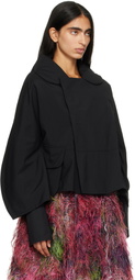 Comme des Garçons Comme des Garçons Black Wool Tropical Jacket