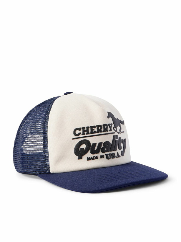 Photo: Cherry Los Angeles - Printed Canvas and Mesh Baseball Cap