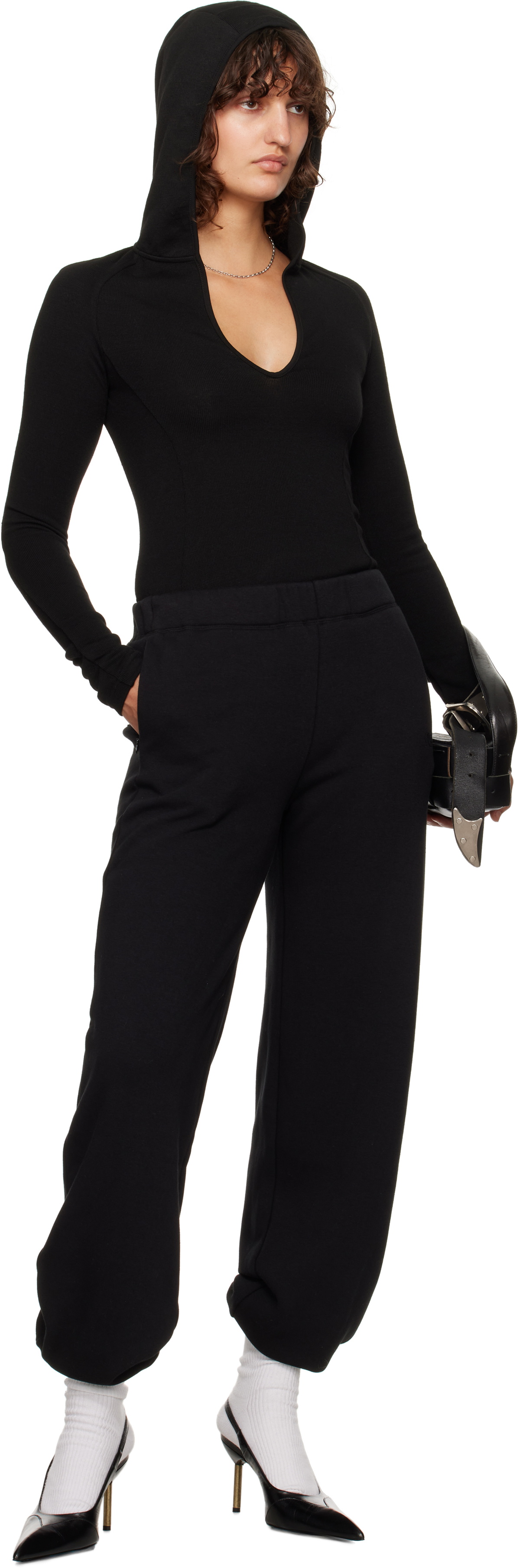 Fax Copy Express Black Ultra Soft Casual Lounge Pants
