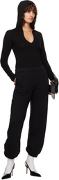 Fax Copy Express Black Ultra Soft Casual Lounge Pants