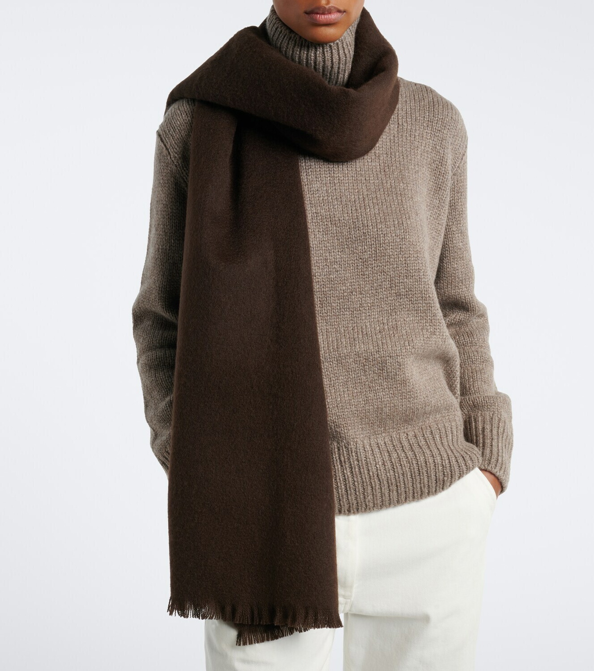 The Row Ingo cashmere scarf