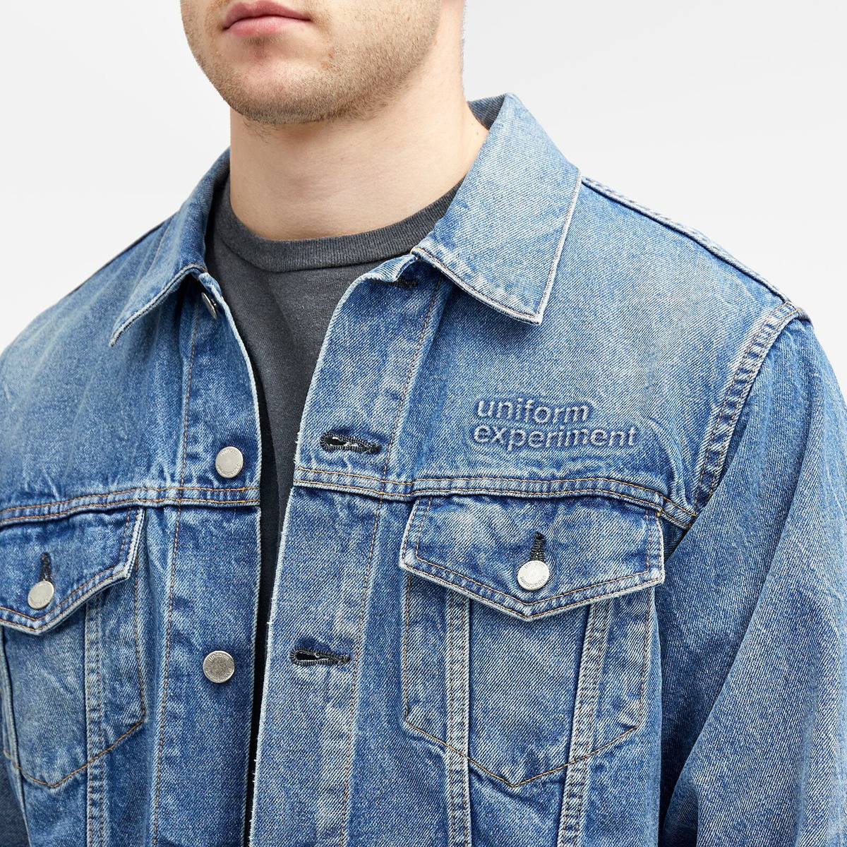 24AW ユニフォームエクスペリメント DENIM TRUCKER JACKET uniform experiment TRUCKER JACKET