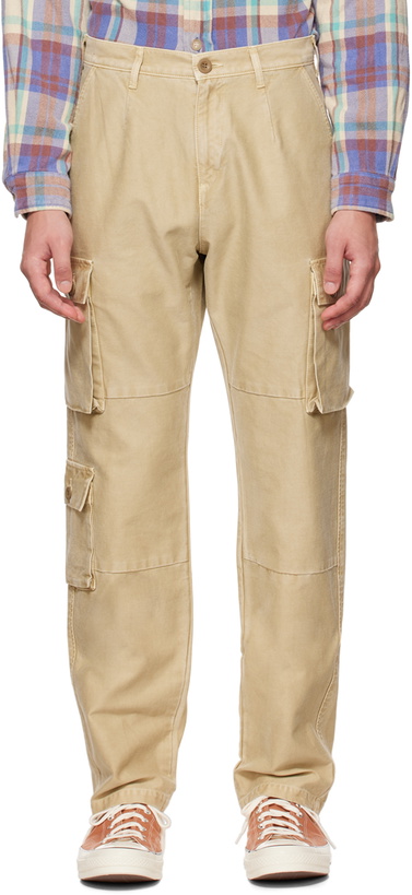 Photo: John Elliott Tan Faded Cargo Pants