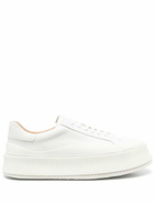 JIL SANDER - Leather Trainer