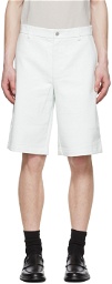 Han Kjobenhavn White Faux-Leather Shorts