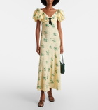 Rodarte Floral silk crêpe gown