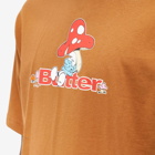 Butter Goods x The Smurfs Lazy Logo T-Shirt in Oak Brown