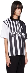 Neil Barrett Black & White Soccer T-Shirt