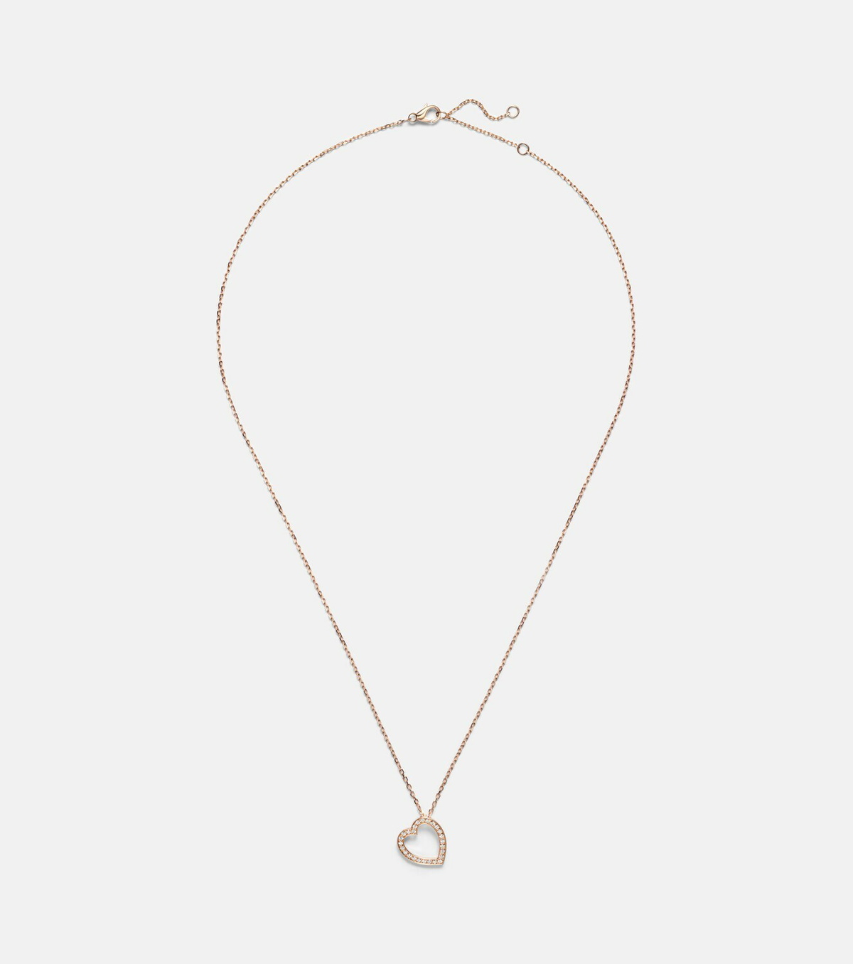 Repossi Antifer 18kt rose gold (750/1000) pendant necklace with diamonds