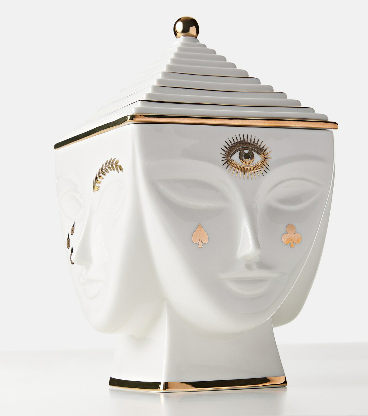 Jonathan Adler Masquerade porcelain ice bucket