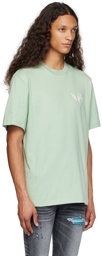 AMIRI Green Staggered T-Shirt