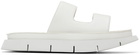 Marsèll White Intagliato Sandals